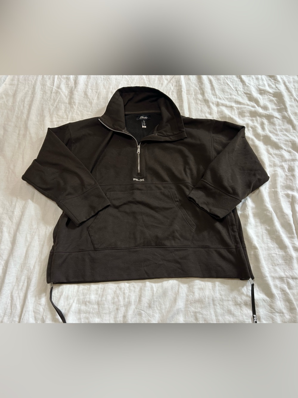 RLX Ralph Lauren Brown 1/4 Quarter-Zip Pullover Sweater